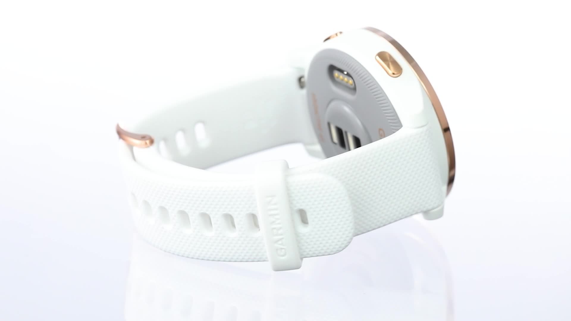 湖*︎様 GARMIN Vivoactive 4S ホワイト Garmin vívoactive 4S Smartwatch Fitness GPS Garmin Pay Biały
